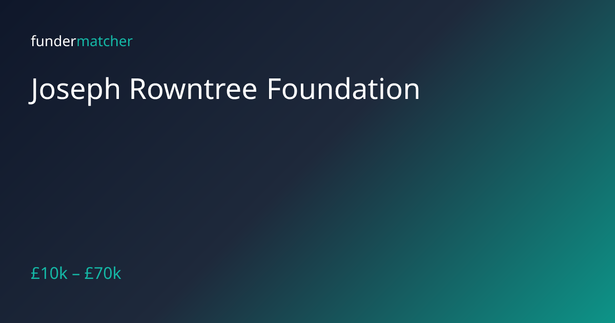 PPT - An Overview of the Joseph Rowntree Foundation PowerPoint ...